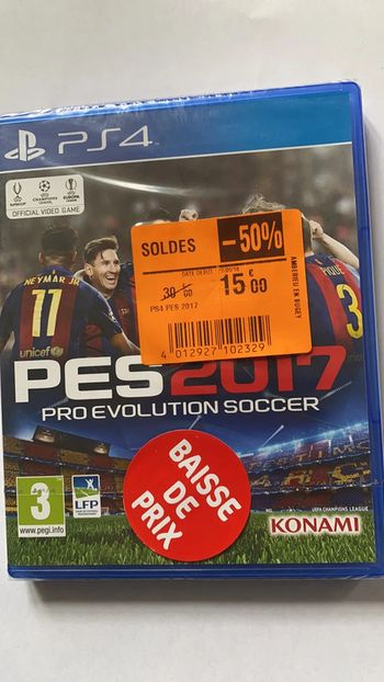 Jeu PES ps4