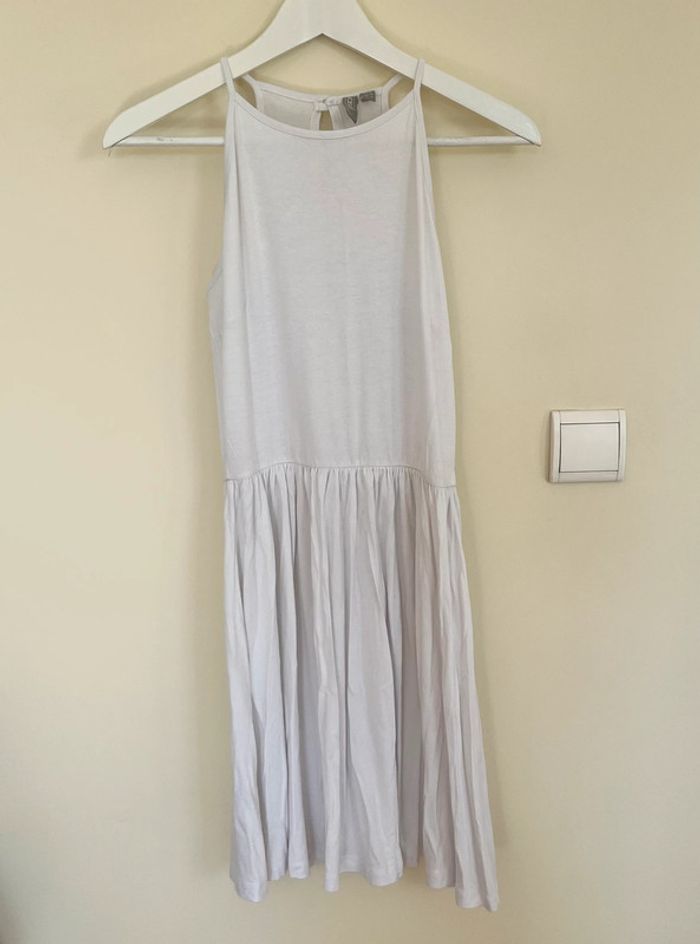 Robe blanche légère pour l'été - white summer dress - photo numéro 6