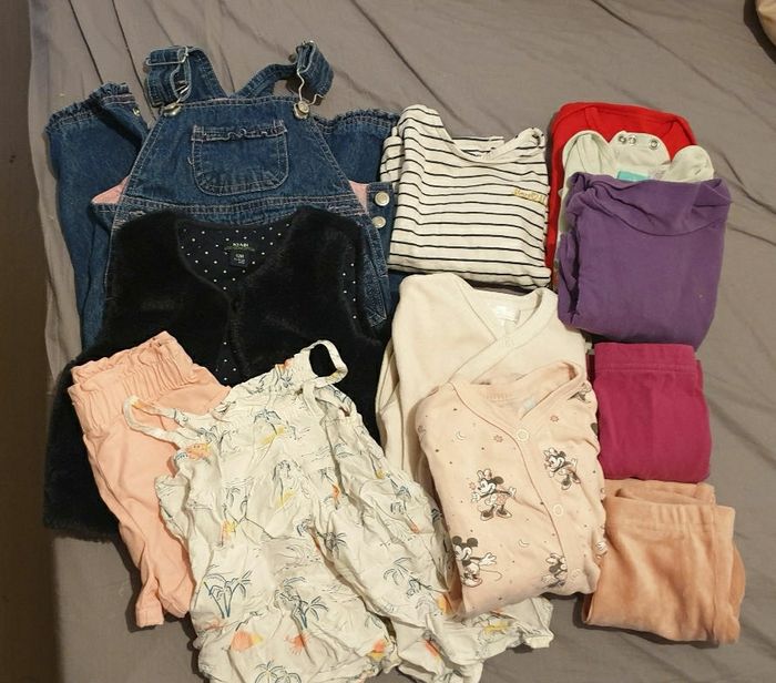 Lot fille 12 mois été