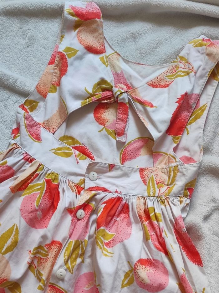 Robe imprimée fruit 7ans - photo numéro 4