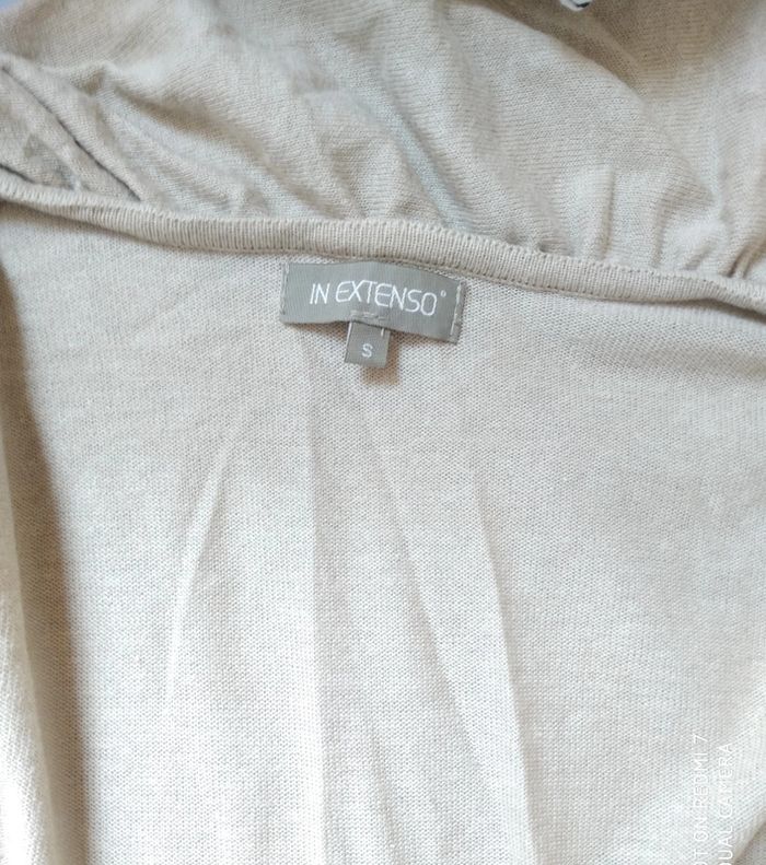 In extenso gilet beige taille S - photo numéro 2