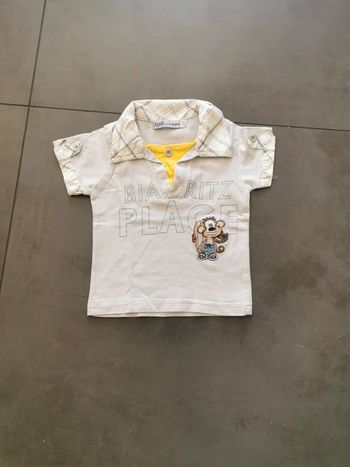 Polo manches courtes Tom et Kiddy 18 mois