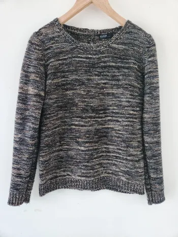 🧶 Pull femme KIABI - Taille M - Détail nœuds dos - Look cosy chic