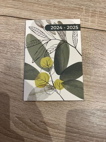Petit agenda 2024-2025 neuf - 0,50 centimes