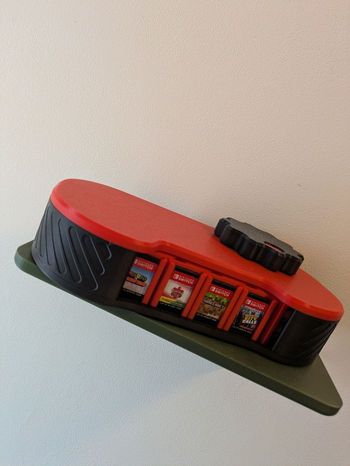 Distributeur / Rangement Rotatif pour 16 Jeux Nintendo Switch – Design Rouge & Noir