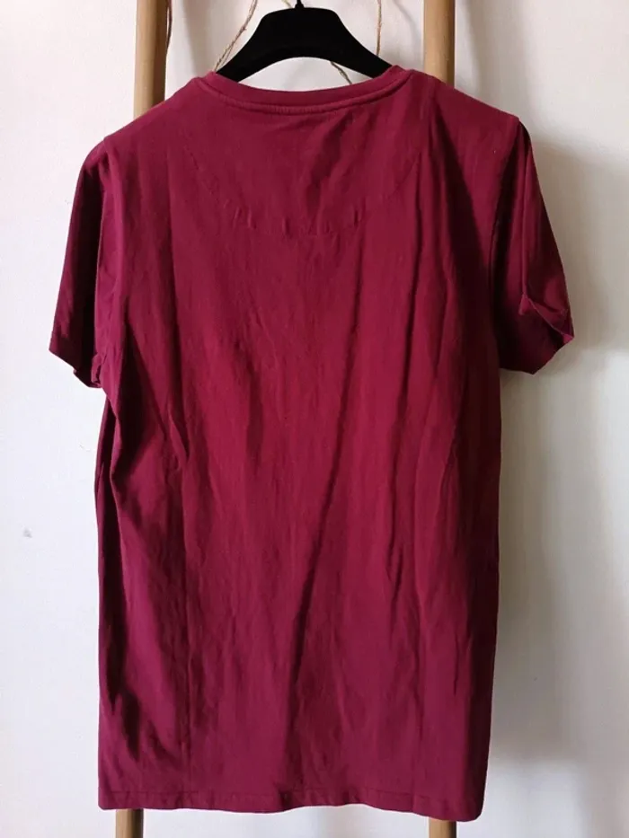 T-shirt bordeaux Cerruti - photo numéro 4