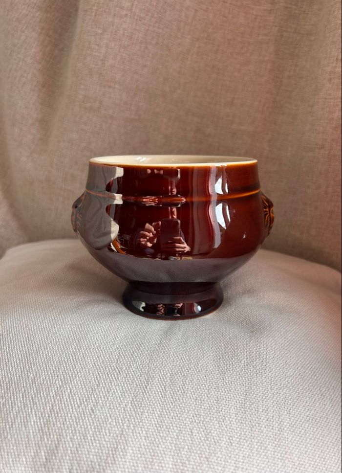 Bol à soupe vintage à têtes de lion - Menastyl - photo numéro 5