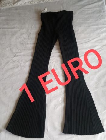 Pantalon patte d'éléphant évasé xxs fb sister 12 ans