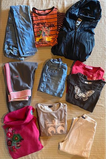 Lot de vêtements pour fille, automne hiver 8 ans