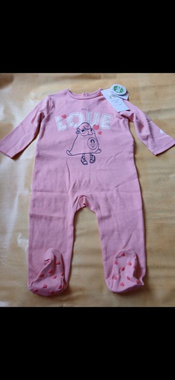 Pyjamas fille en coton j.o paris 2024 74 cm 12 mois