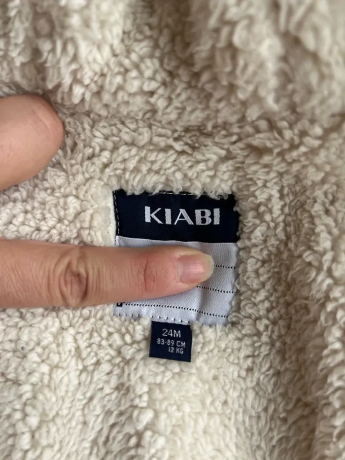 Veste kaki kiabi taille 24 mois - photo numéro 4