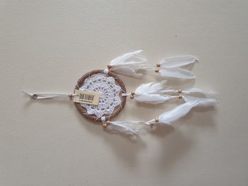 Attrape rêves blanc petit Diamètre 12 cm Neuf