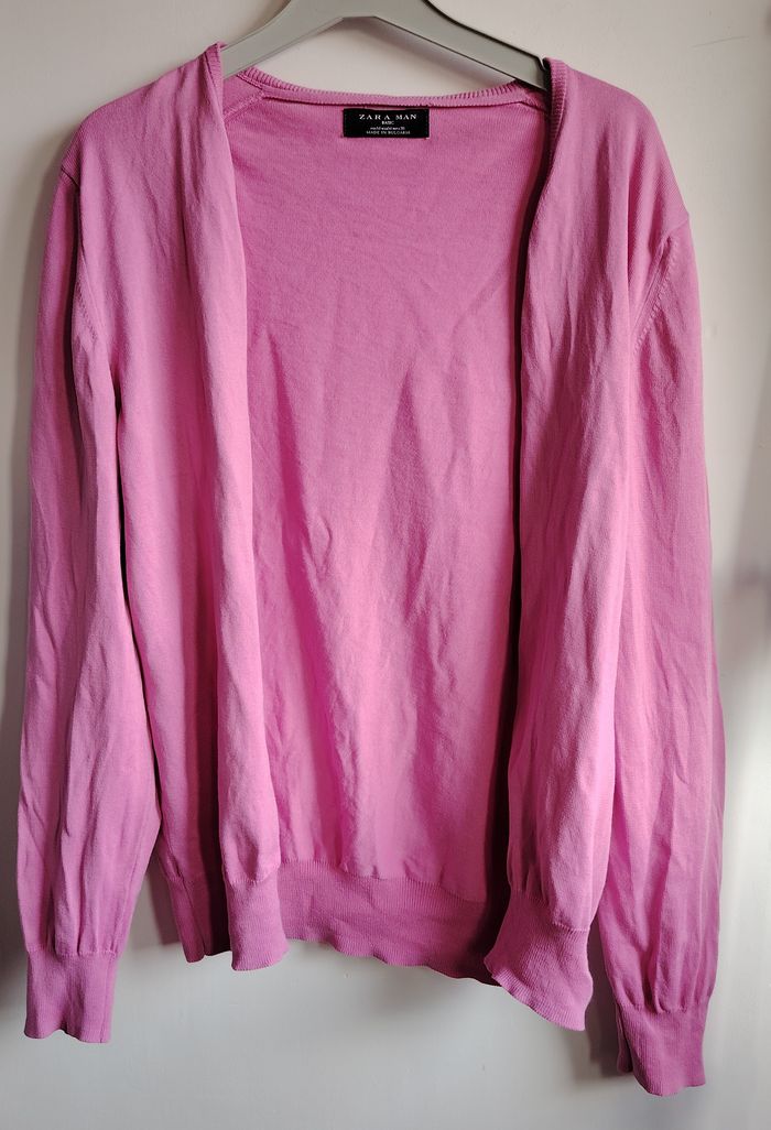 Gilet léger rose ZARA MAN – Taille M