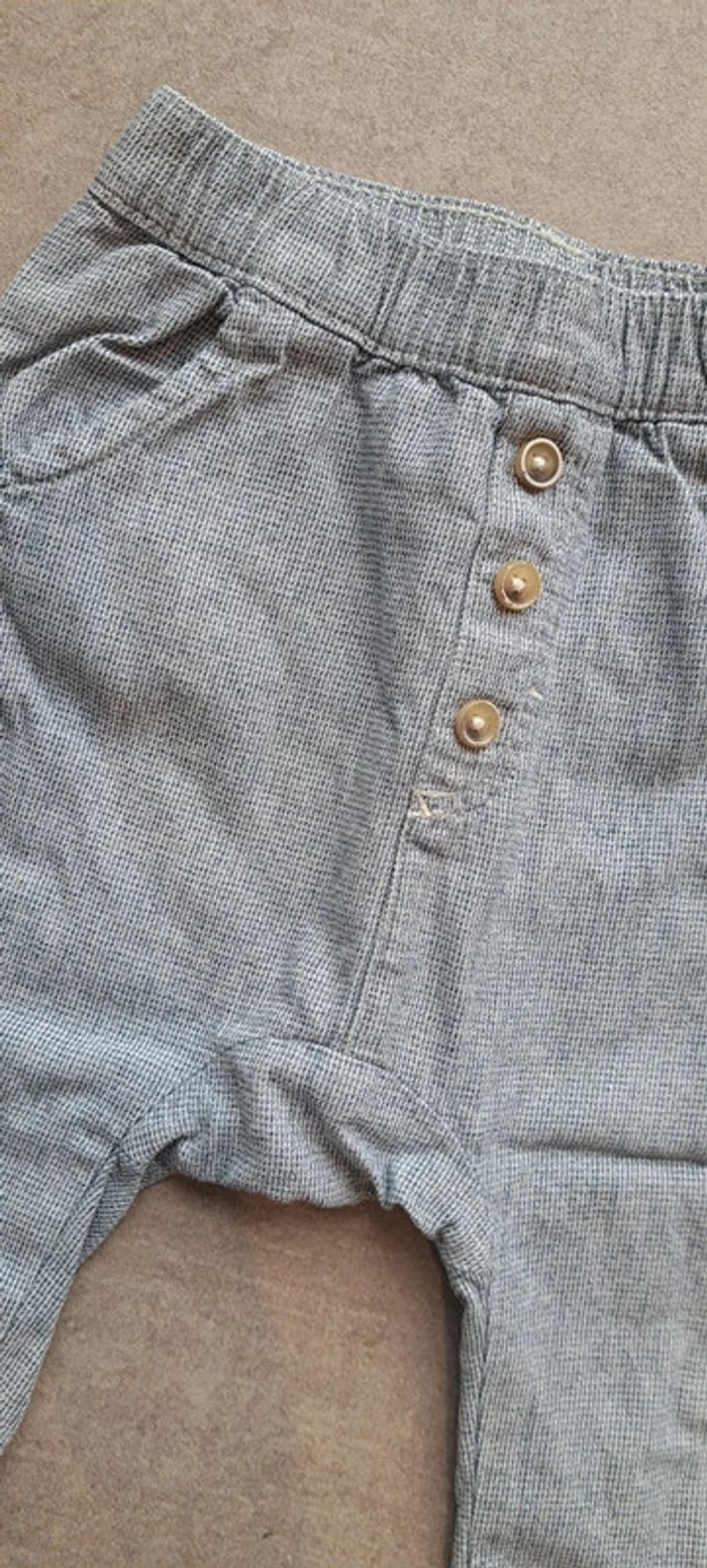 Pantalon bleu/gris en 9 mois Orchestra - photo numéro 2