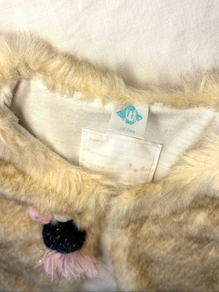 Veste sans manches fausse fourrure – Tex – 23 mois - photo numéro 3