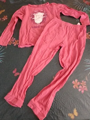 Pyjama deux pièces 10 ans fille herisson