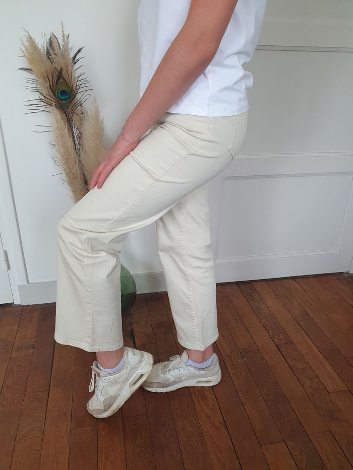 Jean large Québec écru Taille 8 ans - photo numéro 2