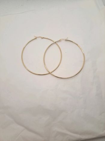 💎 Boucles d'oreilles en acier inoxydable ! 💎 80mm