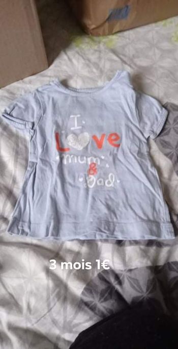 Tee shirt bébé fille