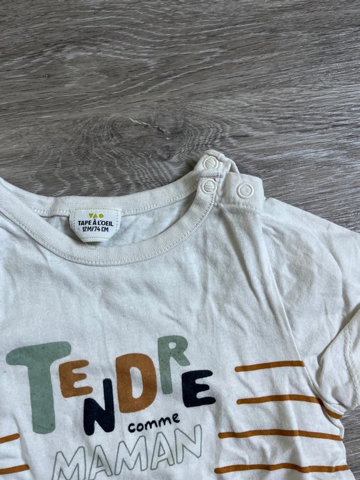 Tee-shirts MC 12 mois - photo numéro 3