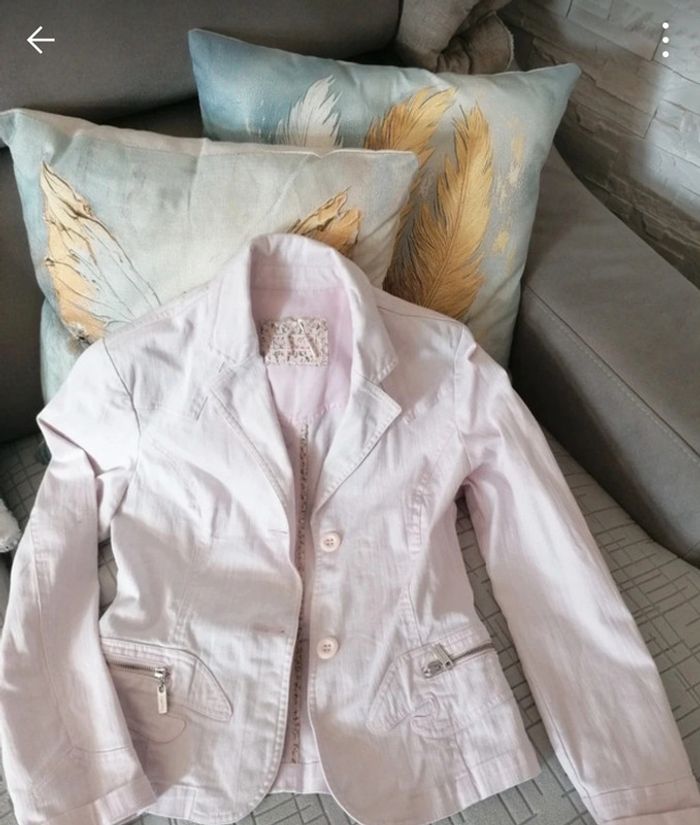 Veste rose pale