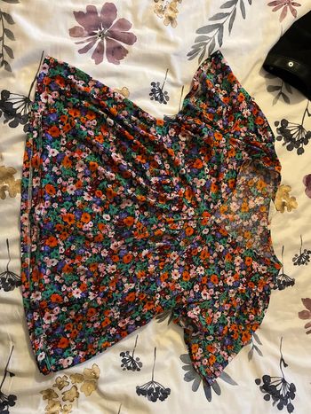 Top blouse fleuri