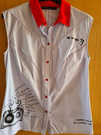 Chemise Mado et les autres T40 bleu clair neuve