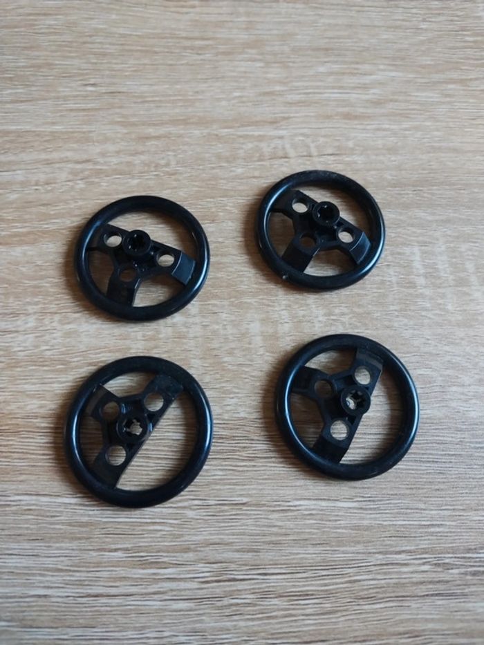 Lego lot 4 volant steering wheel large 2741 - photo numéro 4