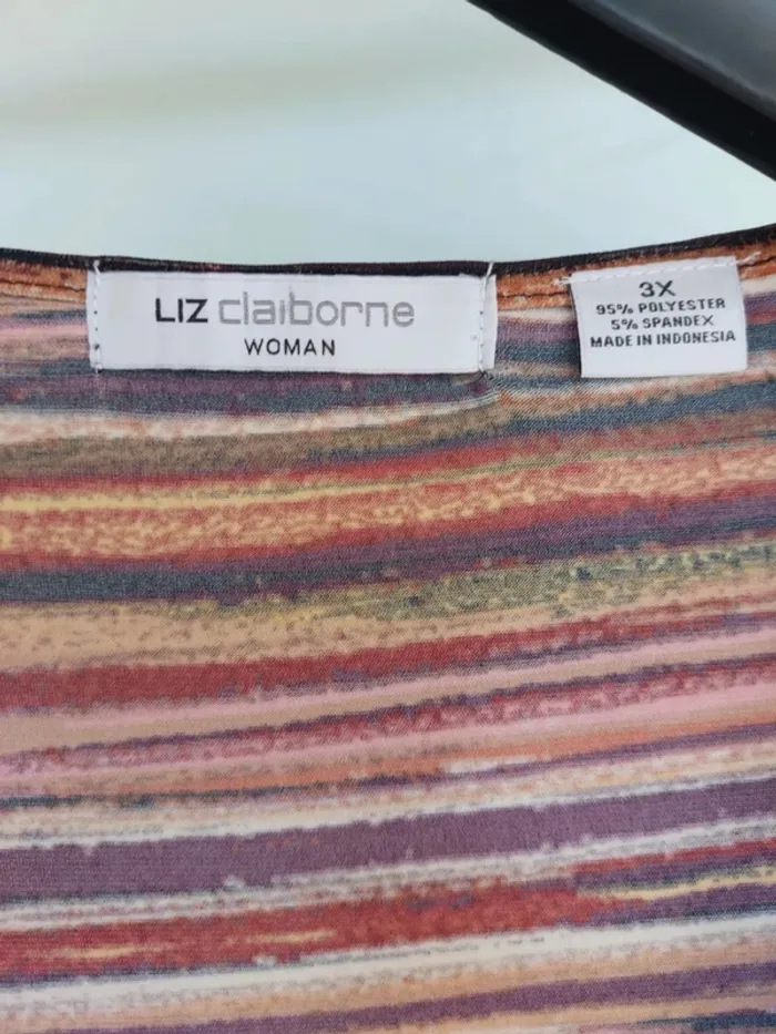 Tee-shirt Liz Claiborne US 3X FR 56 / 58 - photo numéro 2