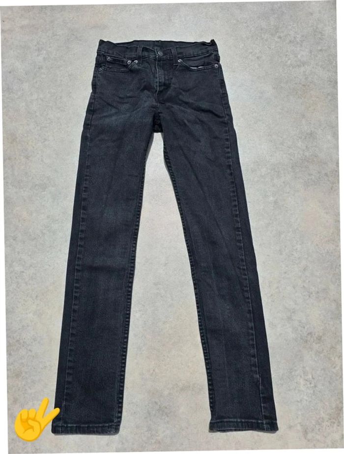 Jeans Levi's 510 W29 FR38 L32 coupe droite noir Homme Men pan304b - photo numéro 3