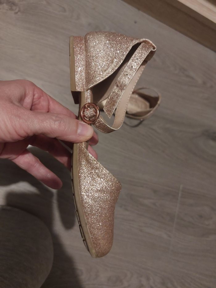 Ballerines de fête rose paillettes 29 - photo numéro 6