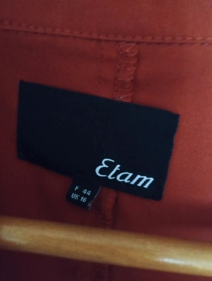 Veste terracotta Etam 44 - photo numéro 5