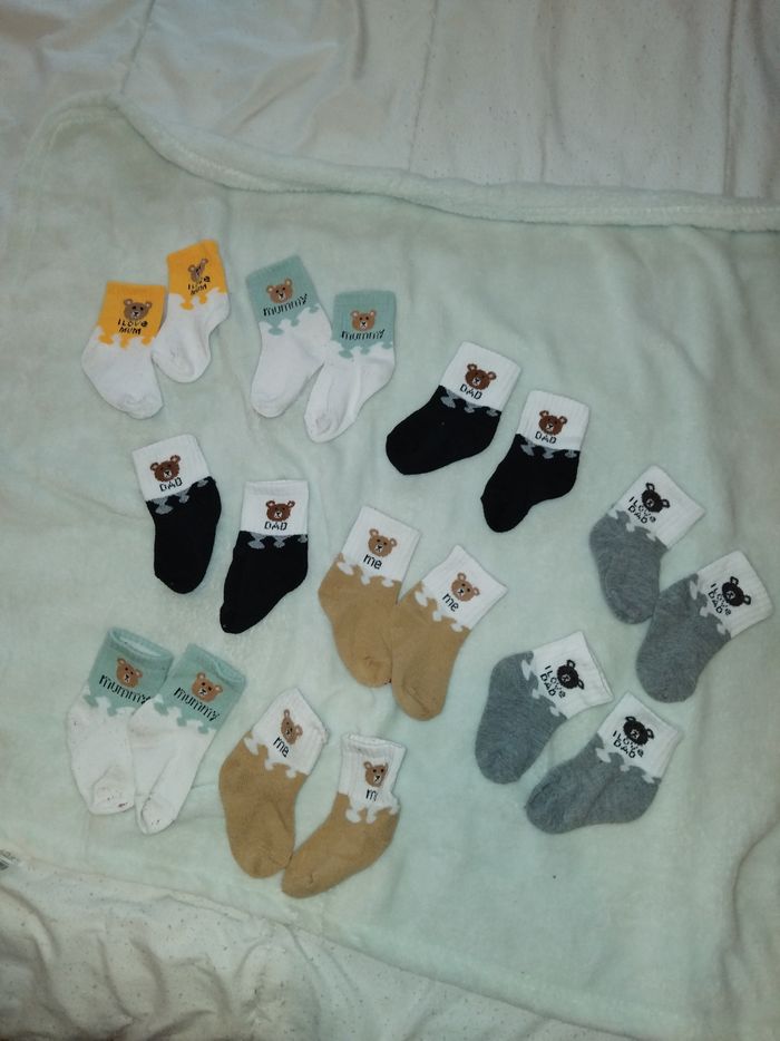 Chaussette bébé 6/12 mois