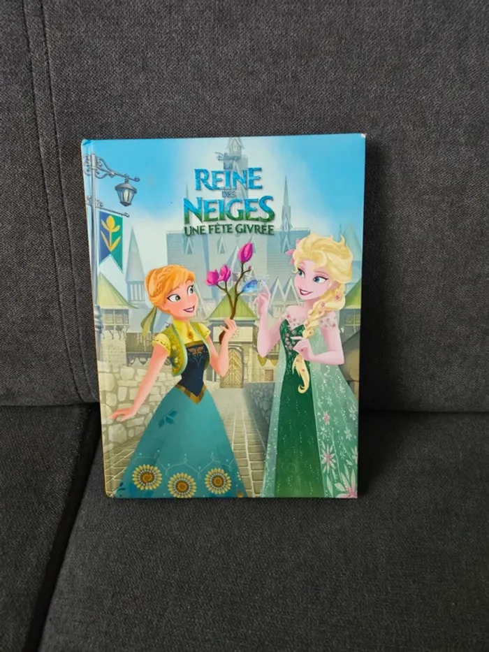 Livre reine des neiges: un fête givré