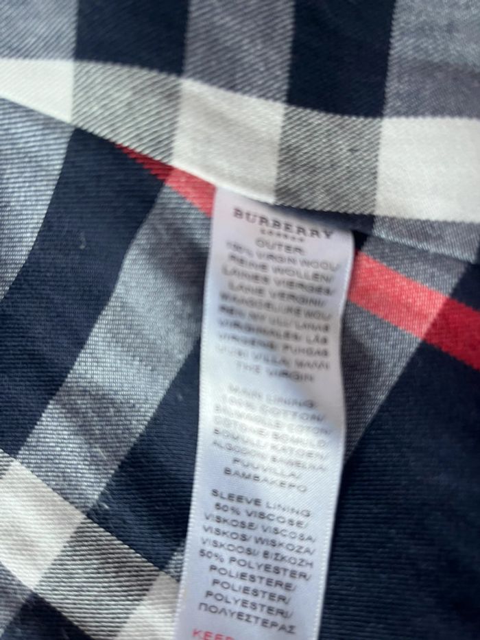Superbe manteau fille Burberry -taille 2 ans - - photo numéro 5