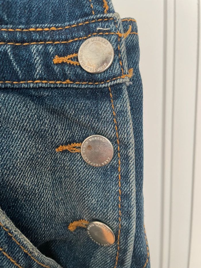 Salopette en jean Zara T38 – Effet destroy tendance – Très bon état - photo numéro 5