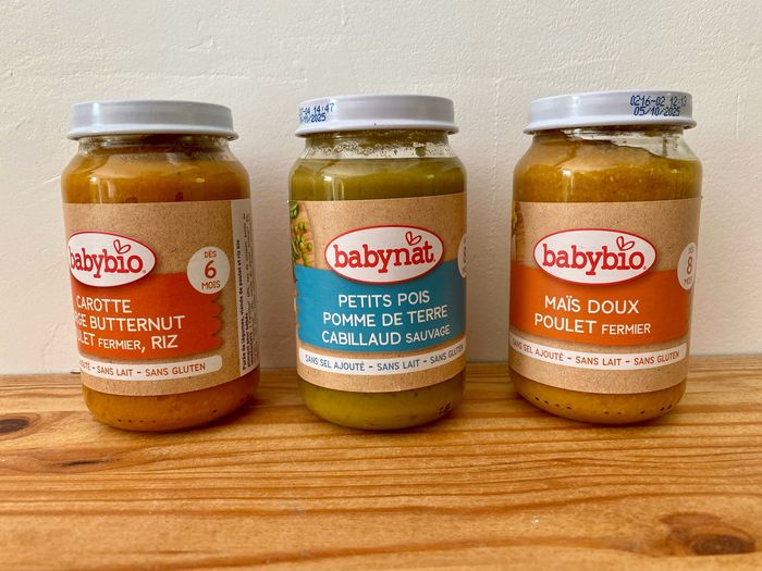 Lot de 3 petits pots babybio