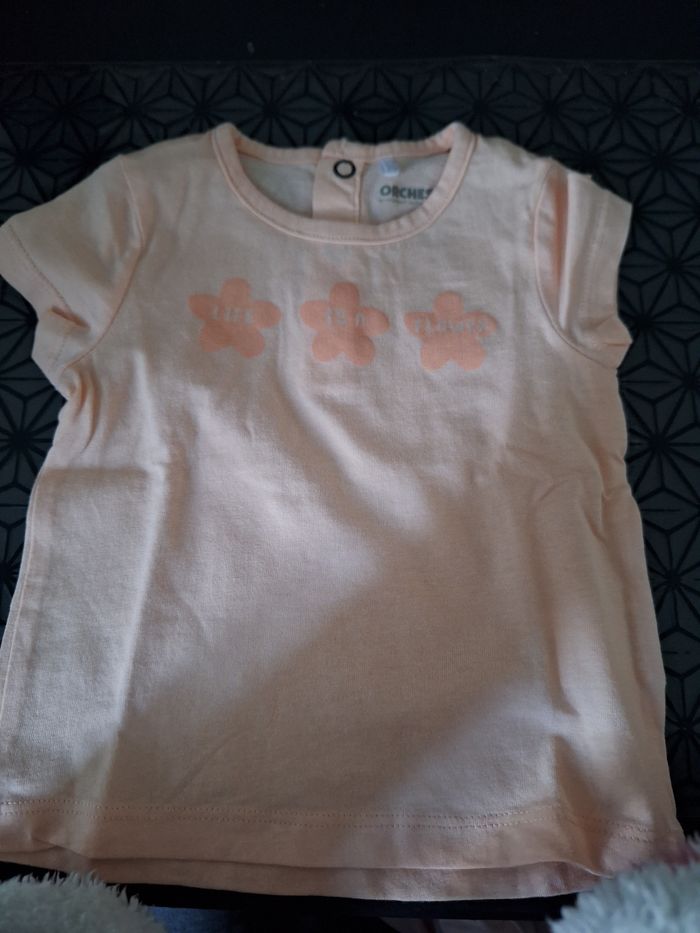 Lot t-shirt fille 3 mois - photo numéro 2