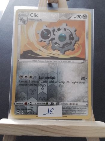 Carte Pokémon Clic Reverse 124/195