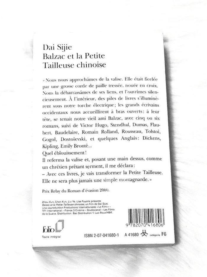 Livre: Balzac et la petite tailleuse chinoise 🖤 - photo numéro 2
