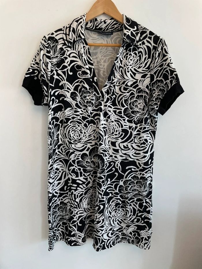 Robe courte droite rétro