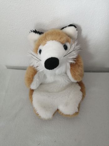 peluche renard  marionnette