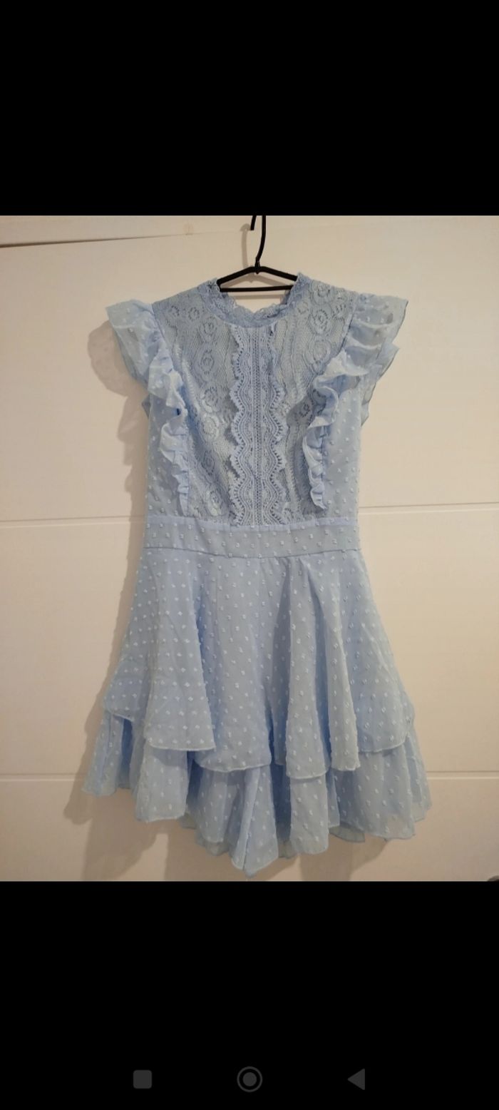 Combi short bleu taille M