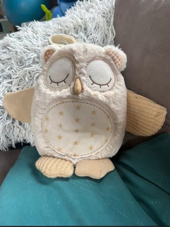 Peluche musicale bruit blanc smart sensor hibou