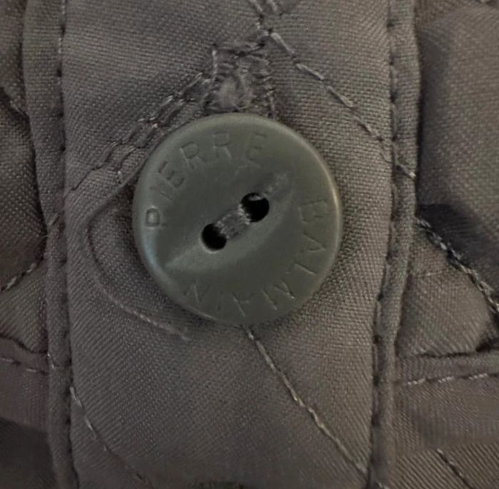Veste matelassé pierre balmain vintage grise - photo numéro 6