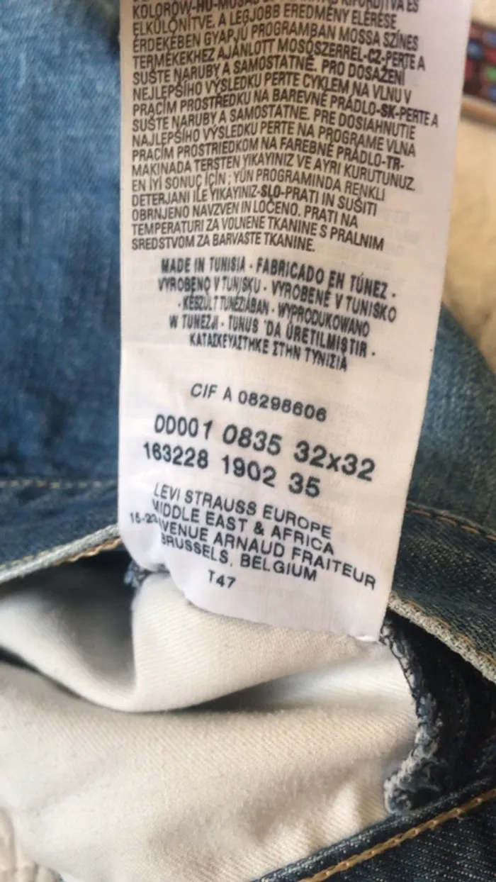 Jean Lévis bleu modèle 507 - photo numéro 4