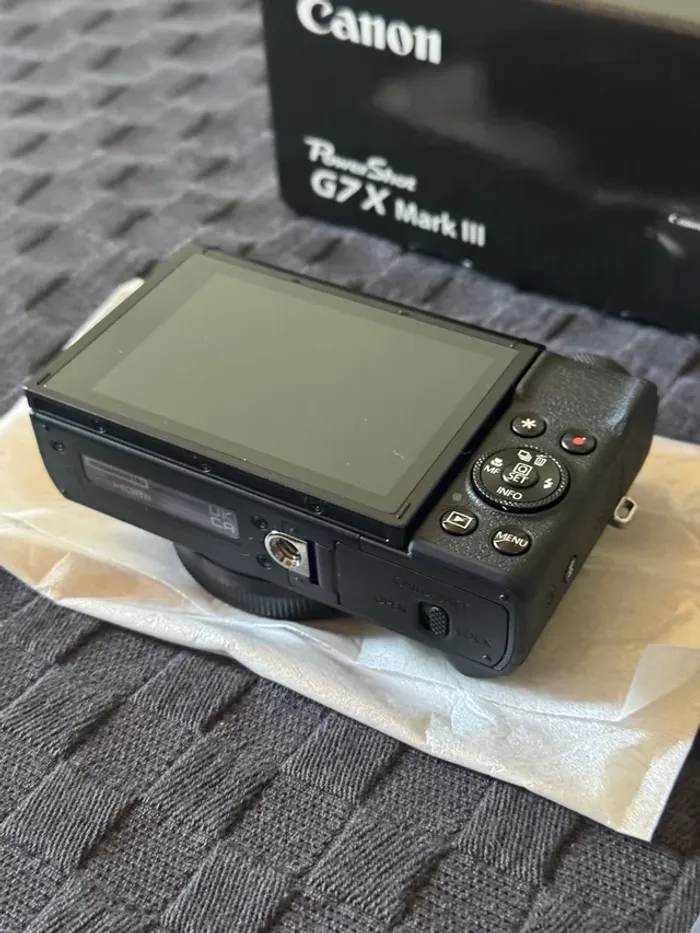 CANON Powershot G7X Mark III (noir) - 20,1 MP - ISO : 125 à 12 800 - Zoom optique : 4,2x) - photo numéro 3