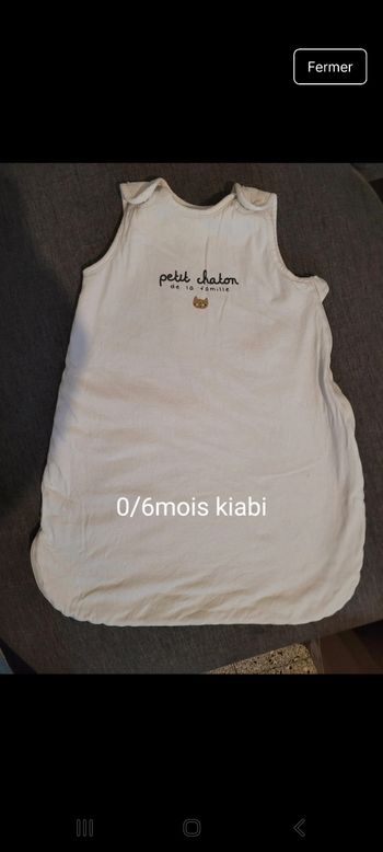 Gigoteuse 0/6mois