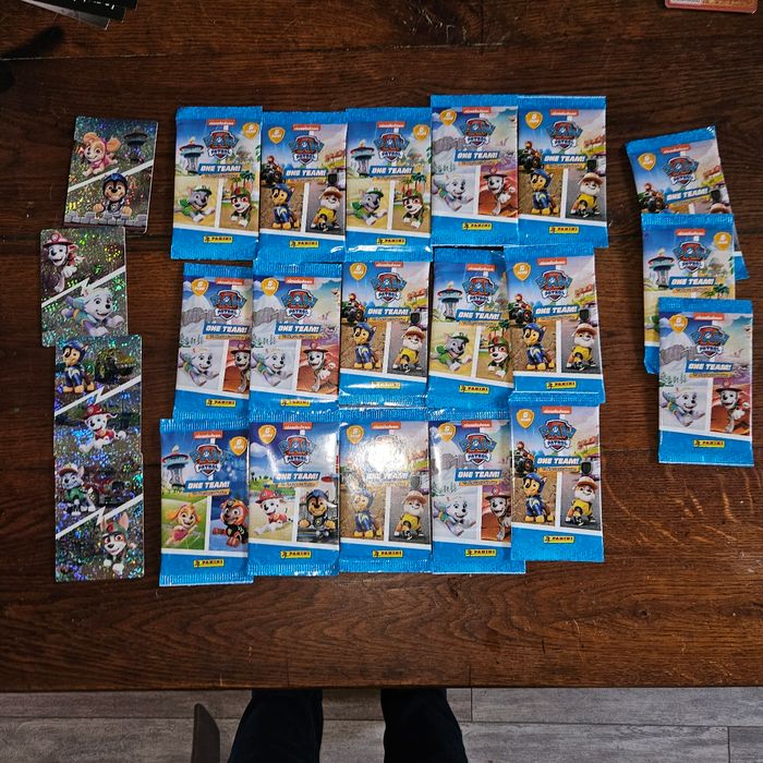 Pat patrouille lot paquets cartes panini - photo numéro 2