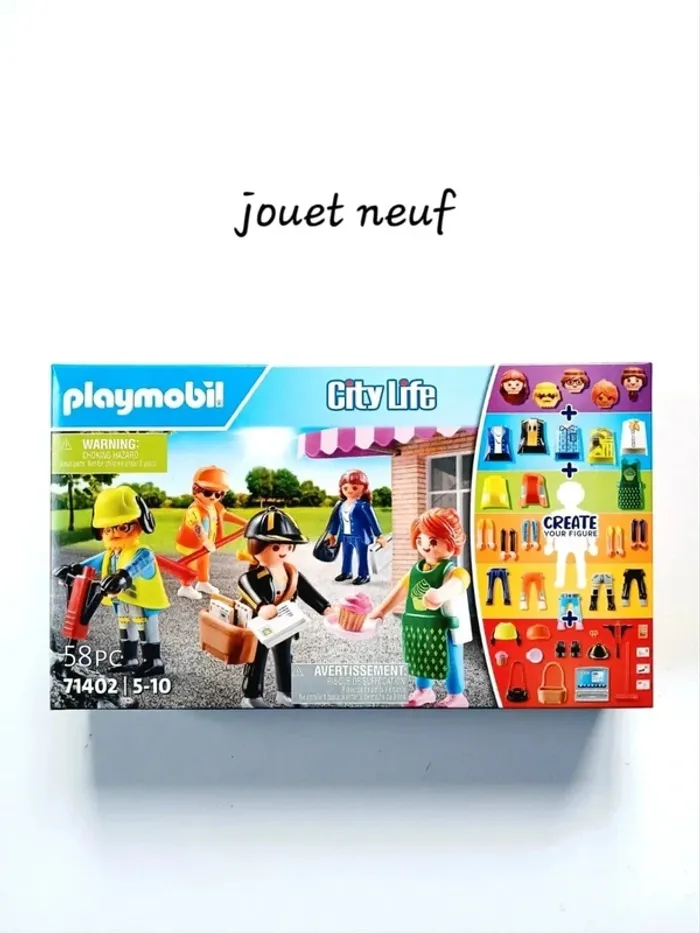 Playmobil 71402 My Figures : Métiers, 5 Personnages